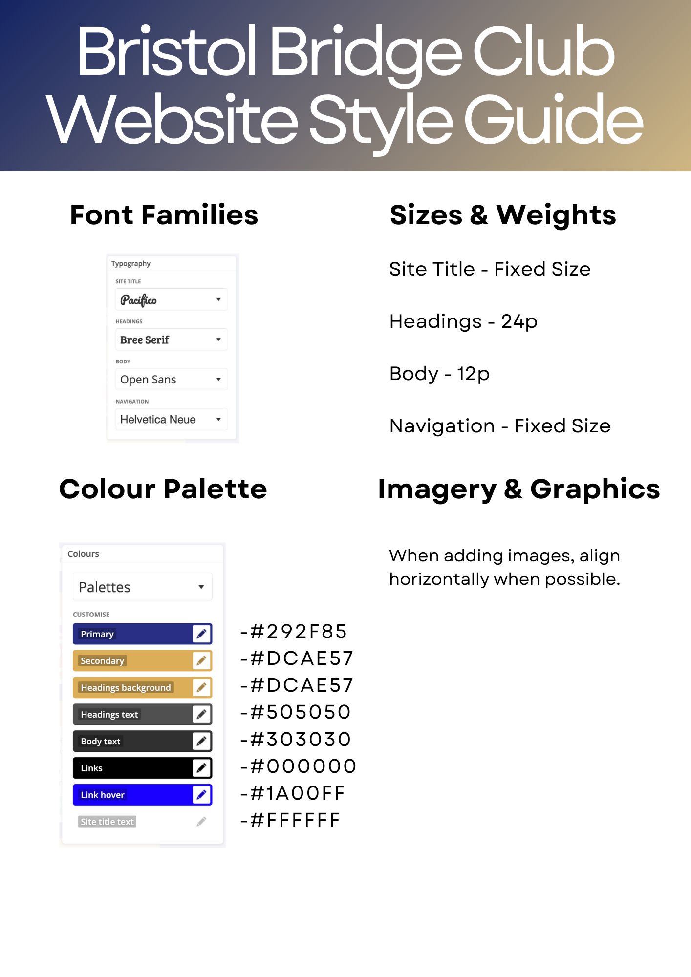 Website Style Guide